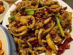 小干煸鱿鱼须-陈傻子餐厅(世纪都会店)