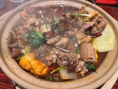 彪叔秘制牛腩煲-沙胆彪炭炉牛杂煲(上海日月光广场店)