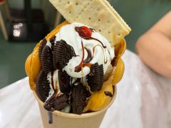 奥利奥牛奶雪糕鸡蛋仔芭菲-CHOCHENG&CO.(欢乐海岸店)