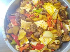 -炕锅羊肉土火锅面片大王