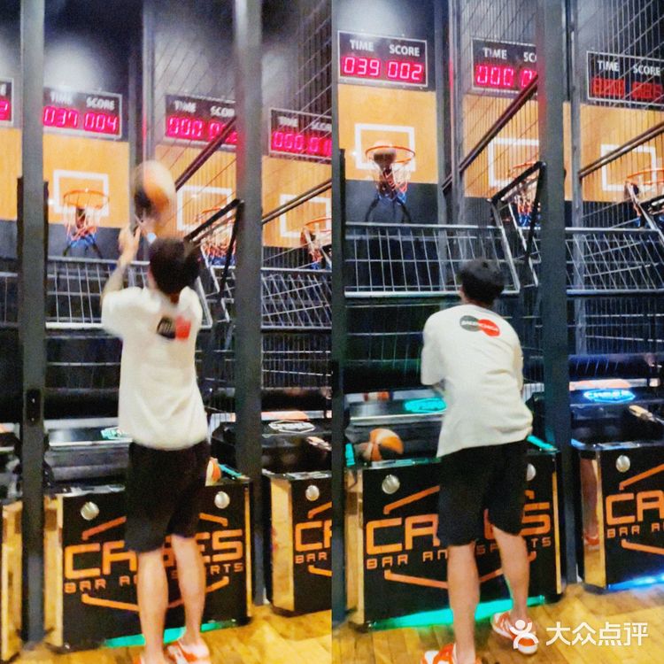 上海探店🏀可以打棒球看体育赛事的美式餐吧