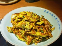 野胡葱炒土鸡蛋-吃饭皇帝大土家民族菜(正大广场店)
