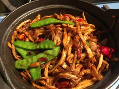 吊锅杏鲍菇-天厨妙香素食餐厅(清华店)
