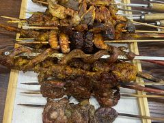 -劳动公园新疆人烤腰子