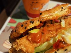 泡椒三绝鸡排饼汉堡-肯德基(开元店)