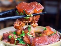 红烧肉油豆角-四姐妹东北饺子(沙尾路店)