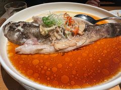 松茸蒸笋壳鱼-一坐一忘云南菜(北京skp店)