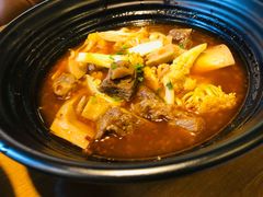 散叶花菜笋炖牛腩-南小馆(迪士尼小镇店)