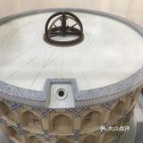 天青色圓頂交織著古都天空
