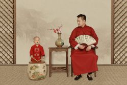 -时光纪亲子全家福照相馆(静安店母女写真父母纪念照)