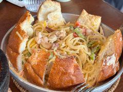 面包奶油鸡肉意大利面-BELLOCO倍乐(静安店)
