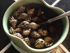 古越陈酿煮花螺-杭州西子湖四季酒店·金沙厅