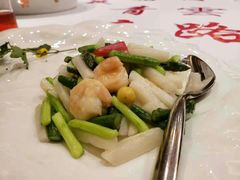 翠绿山药炒虾仁-满满海佛跳墙(千禧店)