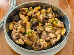 冬菇蒸鸡-乡村人家私房菜(250省道店)