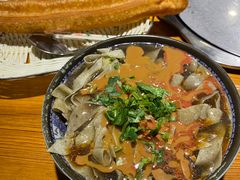 锅巴菜-義聚德·清真铜锅涮羊肉·烧烤(河东店)