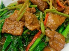 芥兰炒牛肉-金华安大酒楼·老牌潮菜·粤式茶点(东方国际店)
