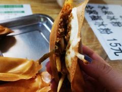 凉拌三丝加鲜肉蛋烘糕-贺记蛋烘糕(文庙西街店)
