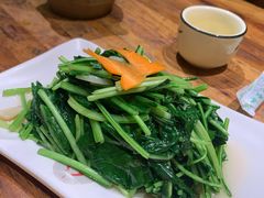 素炒板蓝根-老滇山寨•云南特色菜•地方菜•民族风情歌舞表演(金碧店)