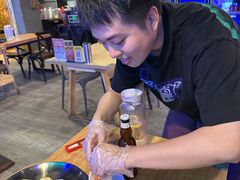 余师傅招牌剥虾服务-质烤烤物·活烤海鲜(质烤总店)