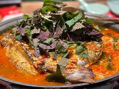 紫苏蒜香味烤鱼-炭舍干锅·烤鱼(扬名广场店)