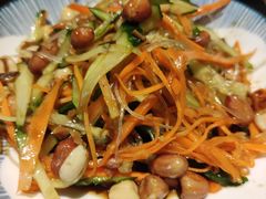 凉拌素三丝-小金鬼·煎饺·鸽子汤