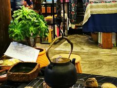 自助取餐区-粘芭喃腊云南的菜