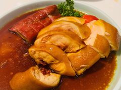 叉烧豉油鸡双拼-新旺茶餐厅·早餐·夜宵(仙霞店)