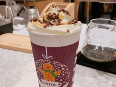 圣诞朗姆风味白巧克力-COSTA COFFEE(上海月星环球港店)