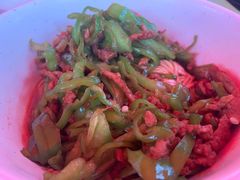 青椒肉丝干拌-花园茶楼(兴城西路店)