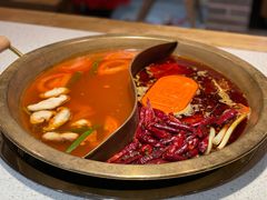 番茄牛油锅底-如在蜀毛肚老火锅(怀柔店)