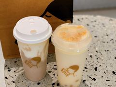 热芋泥波波鲜奶-喜茶(青岛金狮广场店)