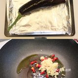 和烧烤店一个味道的蒜蓉烤茄子