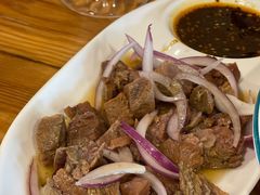 现切牛腩肉-伊麦佳兰州牛肉面清真美食店