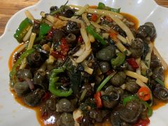 紫苏酸笋炒田螺-南记食粥坊·宵夜大排档(莲花总店)