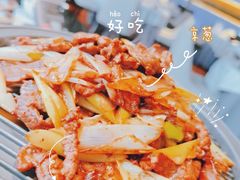 经典葱爆小羔羊肉-悦融·京鲁菜·露台花园(安定门店)
