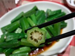 白灼秋葵-西贝(金桥店)