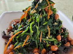 菠菜陈醋花生米-李连贵熏肉大饼(兴工街店)
