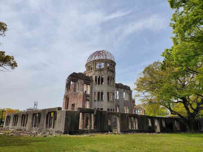 原子弹爆炸圆顶屋-"广岛原爆遗址,世界文化遗产,是当地最具代.
