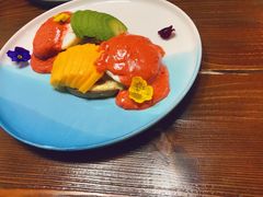 粉色班尼迪克蛋-吃饼人西餐(南开店)