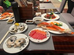 -广州万富希尔顿酒店-感趣自助餐厅·生蚝海鲜刺身