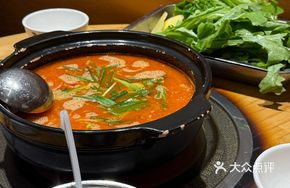 Sour Soup Corn and Soybean Hot Pot