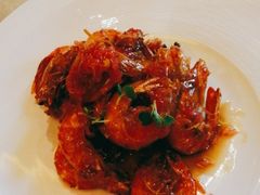油爆柚子元宝虾-上海皇廷花园酒店·御宴中餐厅