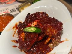 -草家酱蟹炭火烤肉店(珲春南路一店)