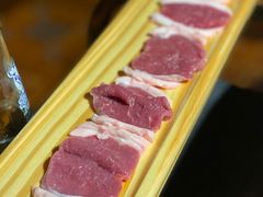 手切鲜羊上脑一米板-羊大爷涮肉(亮马桥店)