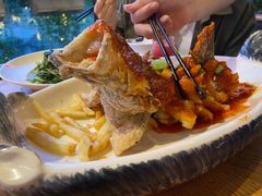 -吴越荣记苏州菜·松鼠桂鱼100%活鱼现做(斜塘老街店)
