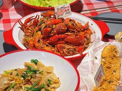 -在老街·淮安大排档·甜麻干煸龙虾·烧烤(河下古镇店)