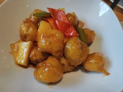 菠萝咕咾肉-朵朵开素食餐厅(后宰门街店)