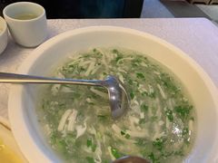 荠菜肉丝豆腐羹-海逸餐厅·象山海鲜