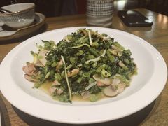青雪菜蘑菇炒肉-童年小筑餐厅(申花路店)