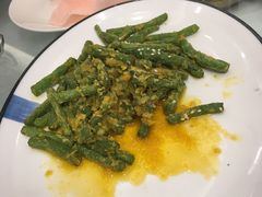 咸蛋黄焗刀豆-高老庄新家宴(北斗星广场店)